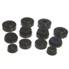 Prothane 6-110-BL Black Body and Cab Mount Bushing Kit - 12 Piece by Prothane