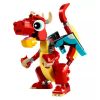 LEGO Creator 3in1 Red Dragon Animal Toy Set