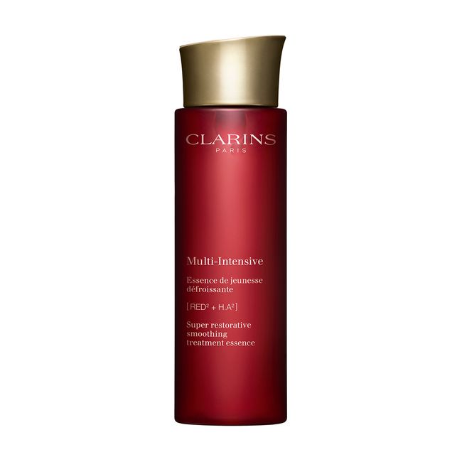 Clarins Super Restorative Treatment Essence | Anti-Aging Face Lotion For Mature Skin Weakened By Hormonal Changes | Visibly Smoothes, Refines Pores, Softens Skin and Restores Radiance | 6.7 Fl Oz