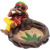 Fujima 5.7in Jamaican Chilling on Stump Ashtray