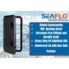 SEAFLO Marine Boat Deck Rectangular Access Hatch - 13.9" x 23.86" (353mm x 606mm) 180° Opening Lid, Non-Skid, Corrosion and UV Resistant, 4-Year Warranty! (Black, Standard)