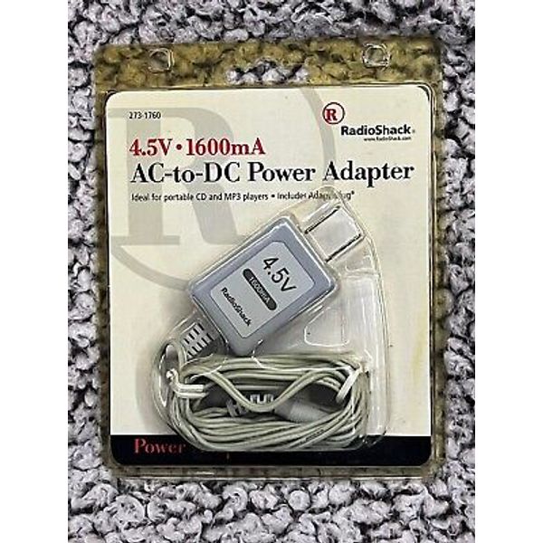 Radio Shack 4.5v 1600mA AC to DC Power Adapters [3D]