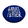 Cool Lacrosse Helmet and Stick Art PopSockets Adhesive PopGrip