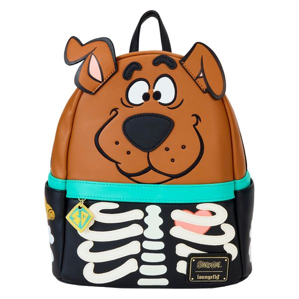 Loungefly Scooby Doo Skeleton Glow Mini Backpack, Multi, One Size, Mini