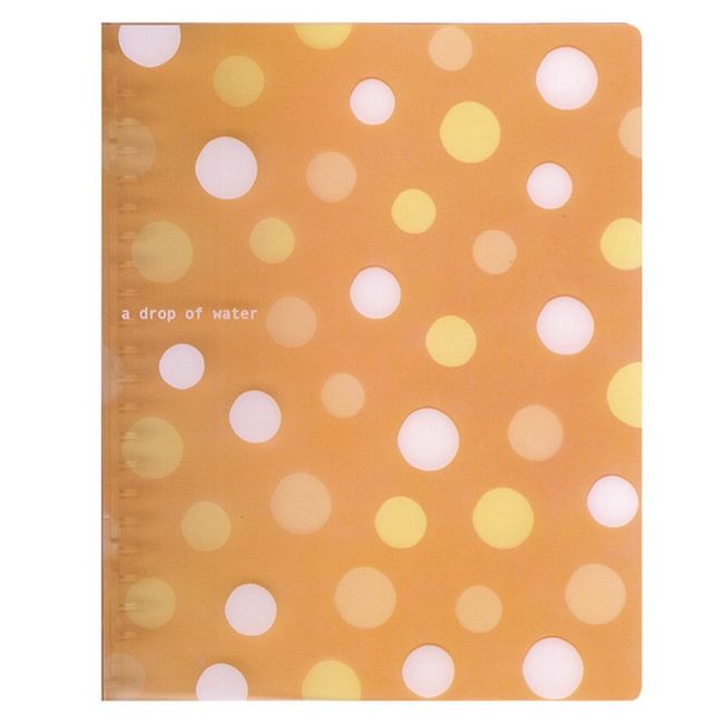 Cubics 510036-03 Binder, A5, 20 Holes, Yellow