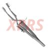 Heiss Retractor, 4.5", Straight, 5x5 Sharp Prongs, Prem. German St.