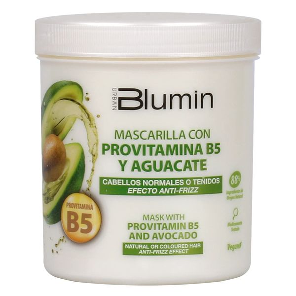 Blumin Anti-Frizzy-Effect Hair Mask for Avocado and Provitamin B5 for Normal or Coloured Hair 700 ml