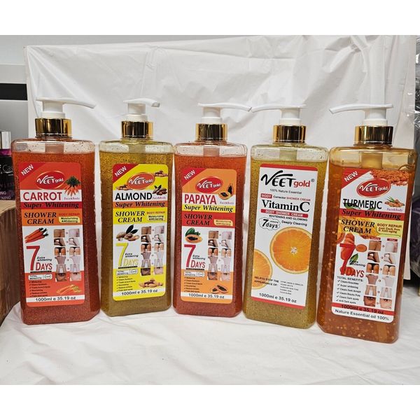 2 Pic Veet gold Tumeric Shower Gel 1000ml
