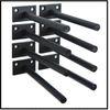 8pcs 6" Black Solid Steel Floating Shelf Hidden Bracket Blind Shelf Supports*