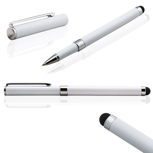 PRO Asus ZenFone Max Pro (M2) Custom High Sensitivity Touch Stylus + Writing Pen with Ink! [3 Pack-Silver]
