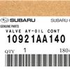 Subaru Genuine 10921AA140 Valve Assembly - Oil Control, 1 Pack