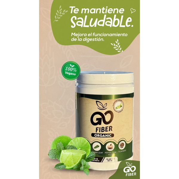 Go Fiber Organic Lemon 300 gr
