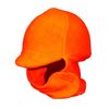 Fleece Equestrian Helmet Cover - Orange Youth