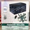 Christmas Tree String Fairy Lights LED Waterfall Remote Dazzler Outdoor Decor