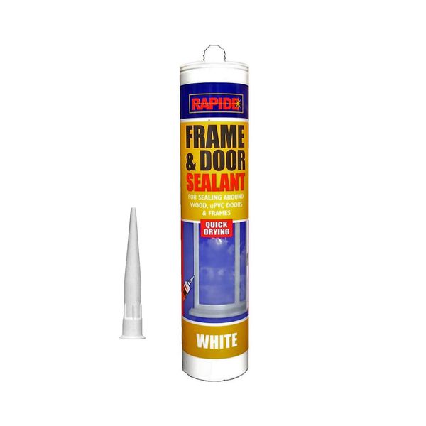 Window, Frame & Door Acrylic Sealant for Wood, Aluminium, uPVC Strong - 280ml (White)