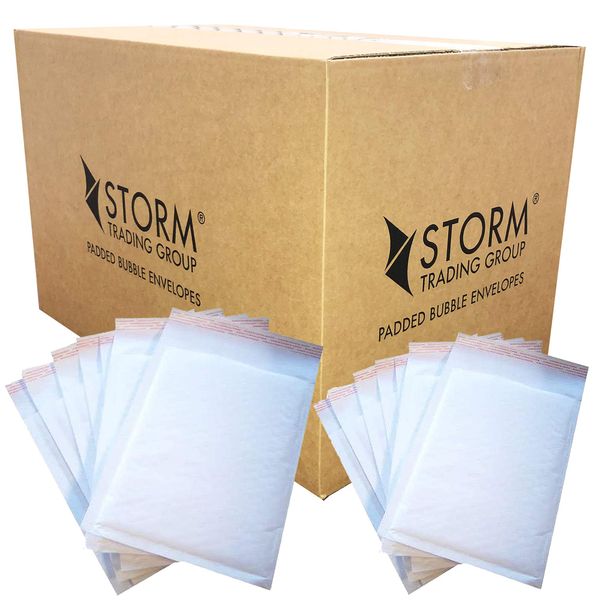 50 White Padded Bubble Envelopes A5 170 x 245mm STG 4