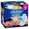Always Ultra Thin Advanced Overnight Pads 76 Count Larger back 3x Protection Syt