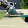 PacTool SS704 Snapper Shear Siding Pro - Siding Cutting Shear - Cordless Drill Attachment - Professional Power Tools