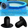 Above Ground Swimming Pool Filter Pump Strainer Hole Plug Stopper for Intex Pool Plug Replacement(4/Pack)