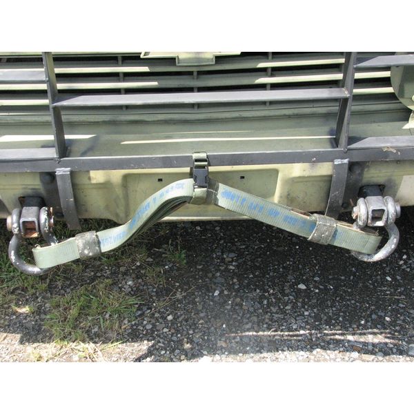 *off roading tow strap kit bumper shakle pull 10 ton 3ft CUCV  K30 military