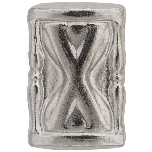 5/16" Silver Hourglass Ribbon Device