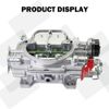 ⭐4 Barrel Carburetor Replace for Edelbrock 1403 Performer Electric Choke 500 CFM