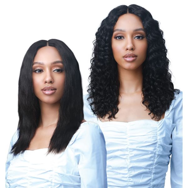 Bobbi Boss Bundle Wet & Wavy PINEAPPLE CURL CLIP-ON 9PCS (18", NATURAL BK)