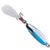 Acme Kastmaster Lure with Buck Tail Teaser, Chrome/Blue, 3/8-Ounce