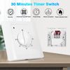 Timer Socket Timer Plug Energy-saving Socket-1Pc AC 220V 10A 30Min Electric Time Countdown Digital Time Plug Timer Switch Control Socket