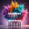 100Pcs Small Eyeshadow Applicators Eye Shadow Sponge Applicator Sticks Eye Makeup Applicators Sponge Tip Make up Applicators Eyeshadow Brushes Makeup Brushes