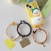 Clapoyis Smartphone Hand Strap, Silicone, Compatible with All Models, Includes Key Ring, multicolor