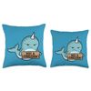 Narwhal Not A Unicorn Cute Narwhale Throw Pillow