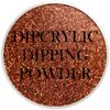 SHEBA NAILS Dipcrylic Glitter Dip Dipping Powder SPARKLING COPPER - 1oz Jar