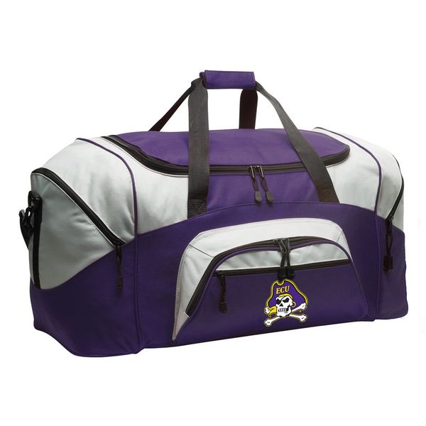 East Carolina University Duffle Bag ECU Gym Bags Purple One Size