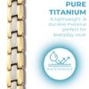 Willis Judd Womens Titanium Magnetic Bracelet Adjustable in Gift Box