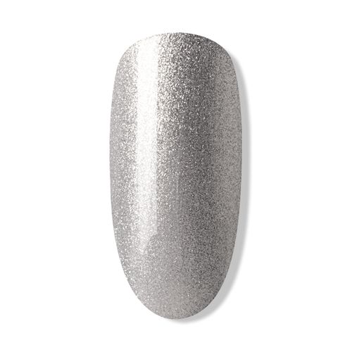 Bluesky Gel Nail Polish, Silver Glitter A018, Long Lasting, Chip Resistant, 10 ml (Requires Drying Under UV LED Lamp)