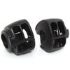 Black Handlebar Hand Control Switch Housing Cover Kits For Harley Dyna Softail