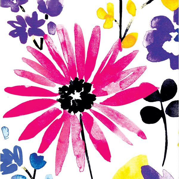 Creative Converting 18 Count Beverage Napkins, Garden Blooms