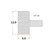 sourcing map Computer PC Graphics Card M3.5x6mm Flat Head Knurled Thumb Screws Purple 4pcs