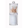 Buy-Simplicity® Cotton Wool Balls Holder Cotton Buds Cotton Pad Storage Box | Lipstick Dressing Table Cosmetic Acrylic Organiser | Bathroom Storage Jar