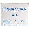 Science Purchase Disposable Luer-Slip Tip 3mL Syringe, Sterile without Needle, 100 Count