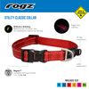 Reflective Dog Collar for Medium Dogs, Adjustable from 12-17 inches, Red