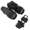Tactical Night Vision Goggles Model PVS15 with Adjustable Helmet Mount for Cosplay and Display, No Function (Black)