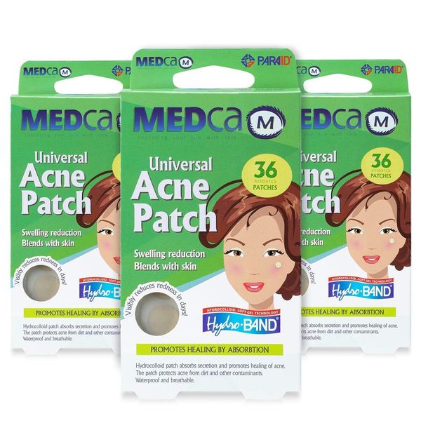 Acne Care Pimple Patch Absorbing Cover - Hydrocolloid Bandages (108 Count) Two Universal Sizes, Acne Spot Treatment for Face & Skin Spot Patch That Conceals Acne, Reduces Pimples and Blackheads