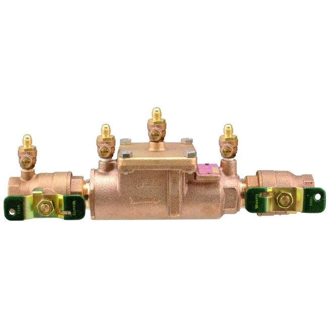 Watts 1 In Double Check Valve Assembly, Quarter Turn Shutoff, Single Top Entry