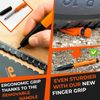 Professional Carpenter Pencil With Sharpener And 6 Leads For Heavy Duty Use