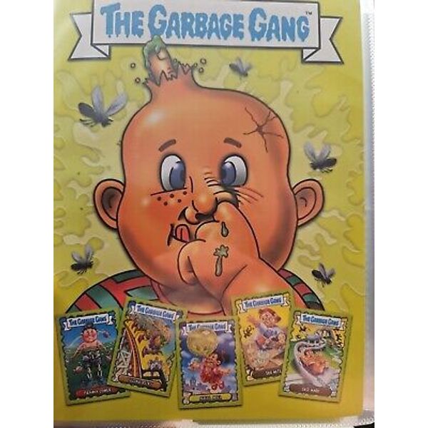 THE GARBAGE GANG TRADING CARDS, FULL SET X106  ALL IN A BINDER, BY TOPPS  (2018)