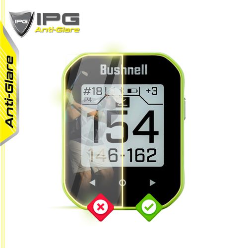 IPG Anti-Glare Made for Bushnell Phantom 3 Slope Golf GPS Handheld Display Matte Finish Screen Protector Film (2 Units), Perfect for Outdoor Use for phntm3.Ag
