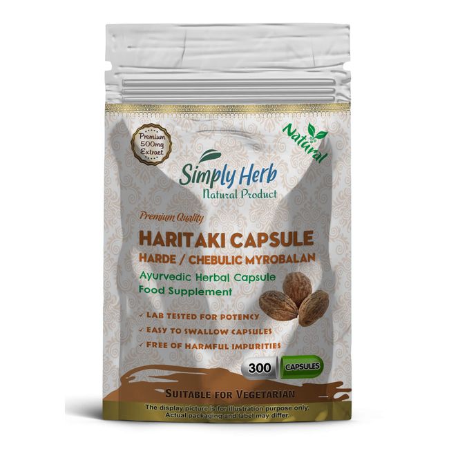 Haritaki - Harde Capsule (300 Capsules)