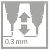 Stabilo Fineliner Sensor, Strichstärke: 0.3 mm, grün